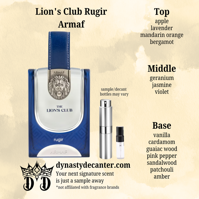 Lion's Club Rugir - Armaf