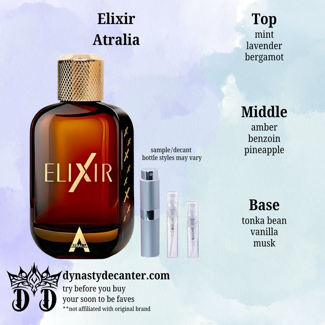 Atralia Elixir - See Picture for Sizes  - SAMPLE / DECANT (See pictures for sizes)
