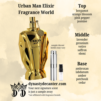 Urban Man Elixir - Fragrance World