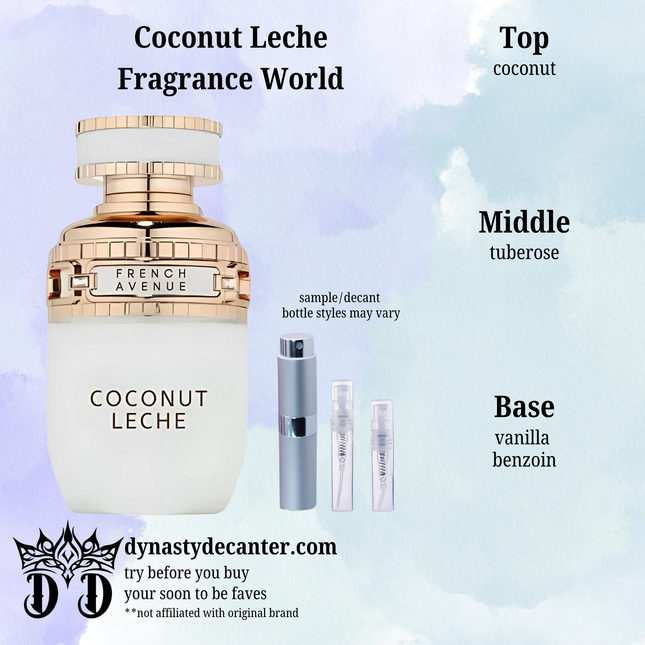 Coconut Leche - French Avenue  - SAMPLE / DECANT (See pictures for sizes)