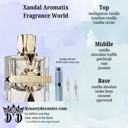 Xandal Aromatix - French Avenue  - SAMPLE / DECANT (See pictures for sizes)