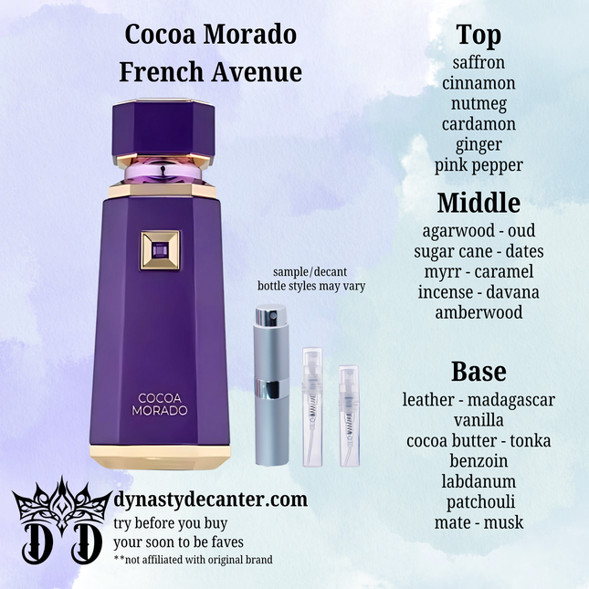 Cocoa Morado - French Avenue  - SAMPLE / DECANT (See pictures for sizes)