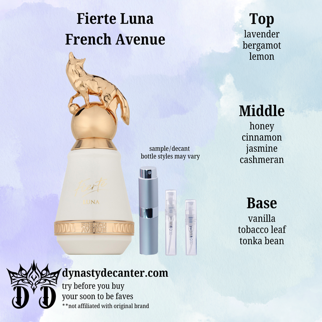 Fierte Luna - French Avenue - SAMPLE / DECANT (See pictures for sizes)