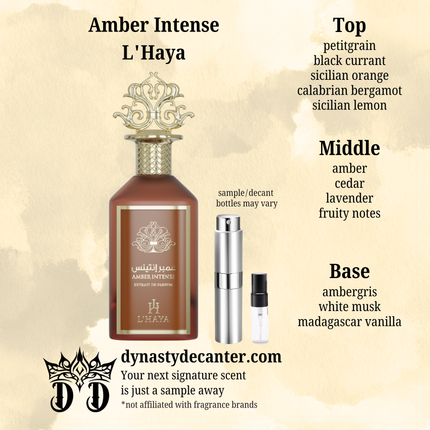 Amber Intense - L'Haya