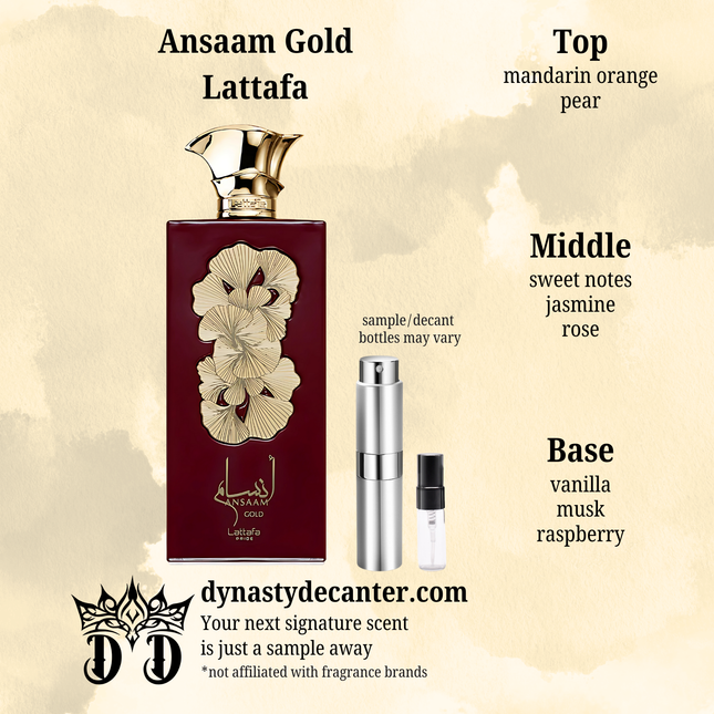 Ansaam Gold - Lattafa
