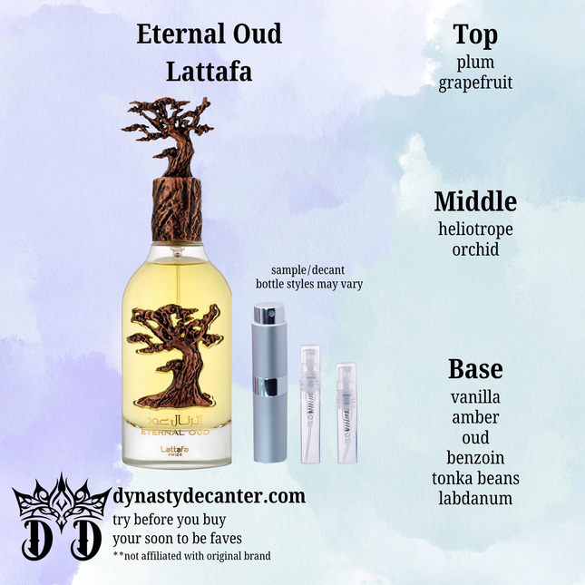 Eternal Oud - Lattafa  - SAMPLE / DECANT (See pictures for sizes)