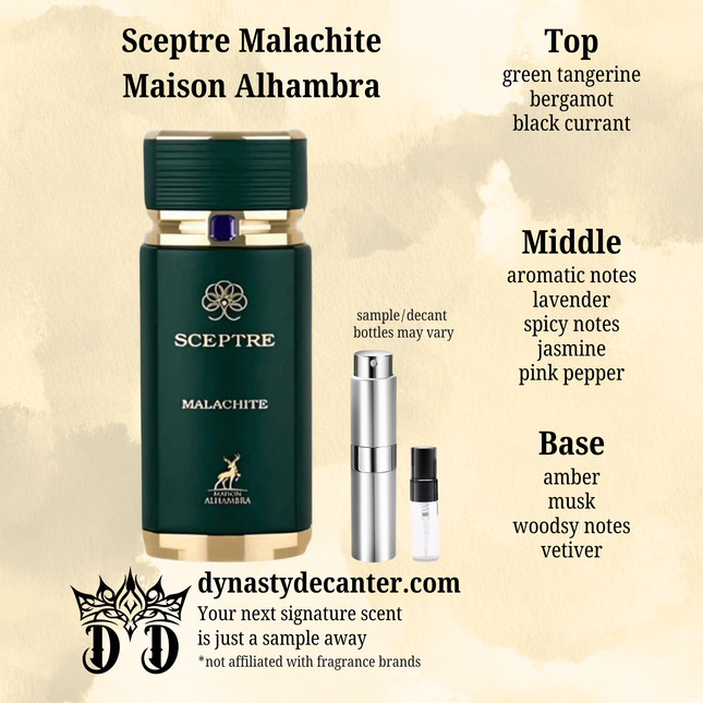 Sceptre Malachite - Maison Alhambra