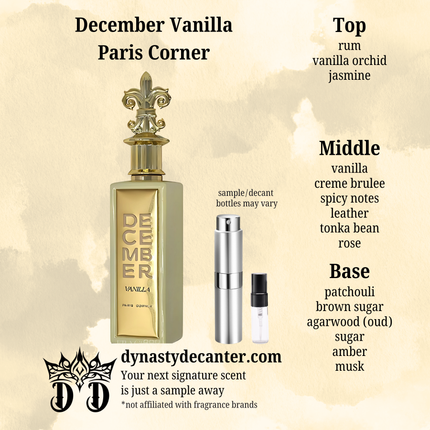 December Vanille - Paris Corner