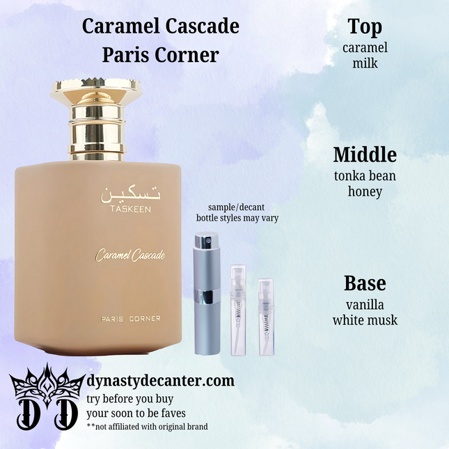 Caramel Cascade - Paris Corner  - SAMPLE / DECANT (See pictures for sizes)