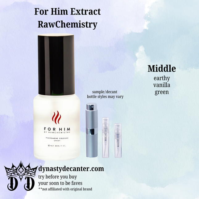 Liam Raw Intense for Him Pheromones - Raw Chemistry  - SAMPLE / DECANT (See pictures for sizes)