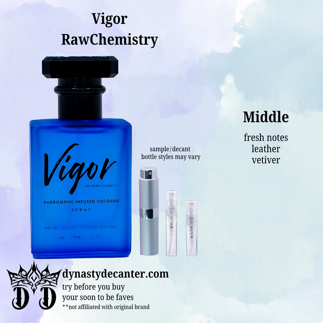 Vigor Pheromones - Raw Chemistry  - SAMPLE / DECANT (See pictures for sizes)