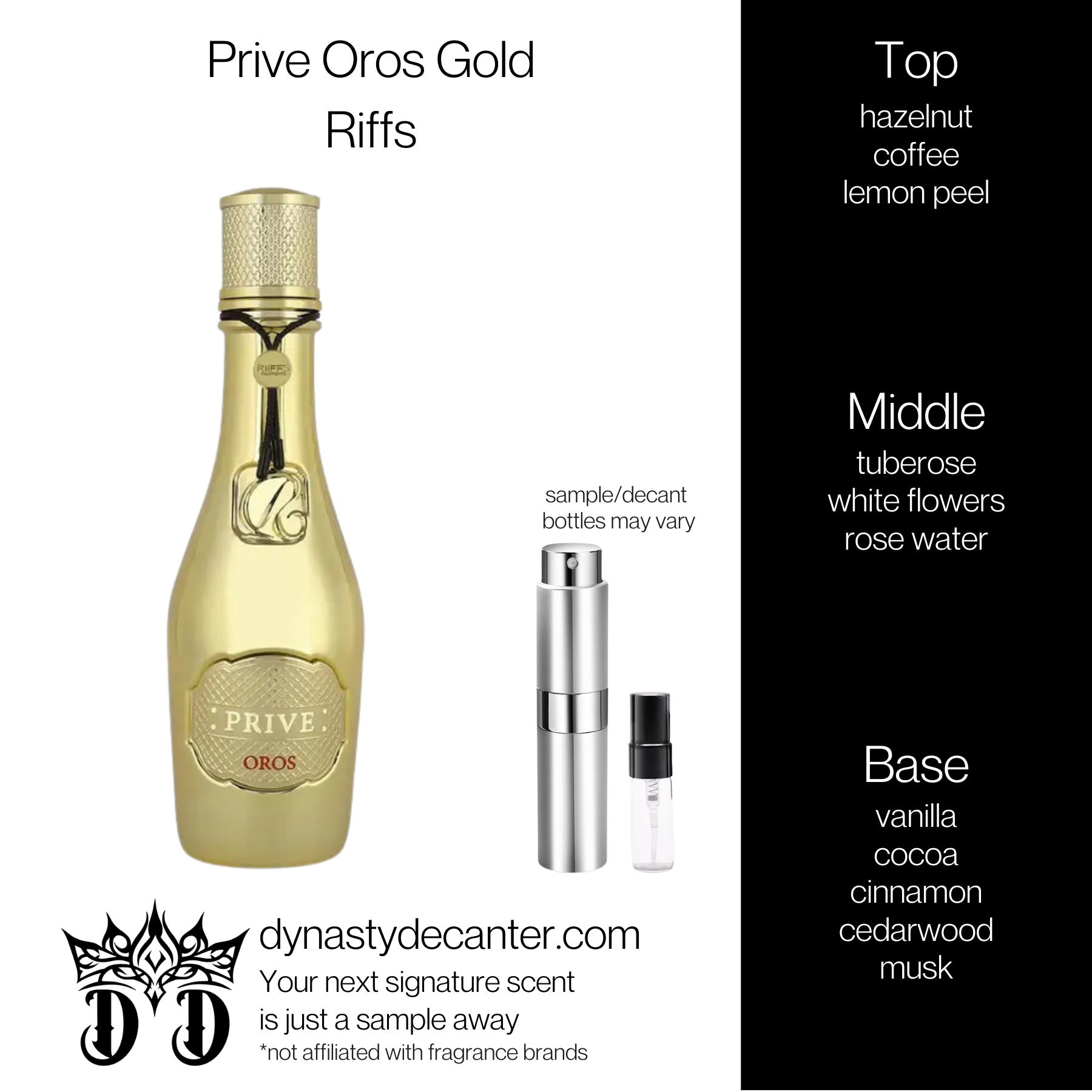 Prive Oros Gold - Riffs