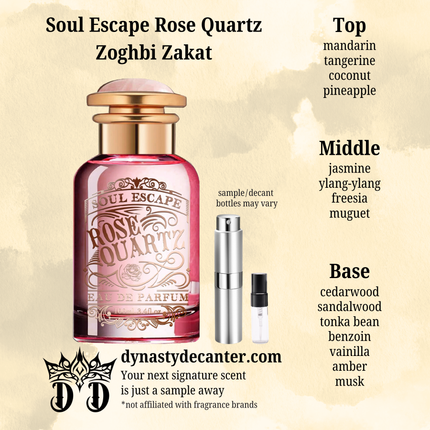 Soul Escape Rose Quartz - Zoghbi Zakat