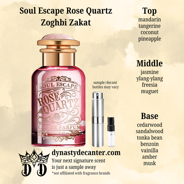 Soul Escape Rose Quartz - Zoghbi Zakat